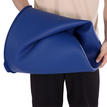 5 Gallon Silicone Bucket Liner, Reusable, Marked, Blue