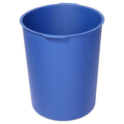 5 Gallon Silicone Bucket Liner, Reusable, Marked, Blue