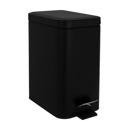 Koupelnový koš 5L, soft-close, nožní pedál, matný povrch