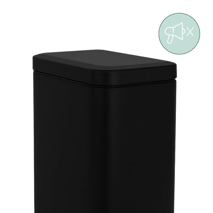 Koupelnový koš 5L, soft-close, nožní pedál, matný povrch