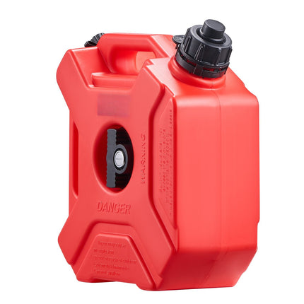 5L Gas Can with Spout and Lockable Bracket, Red