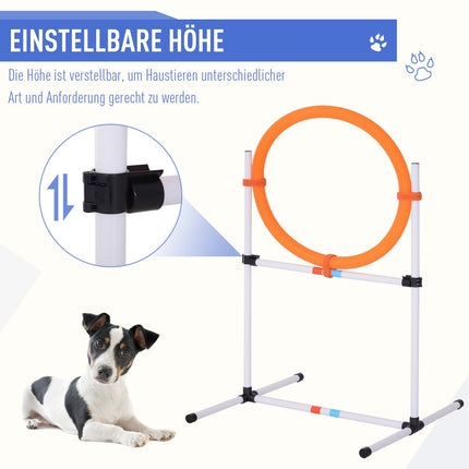 Agility sada pro psy s tunelem, přenosná tréninková sada