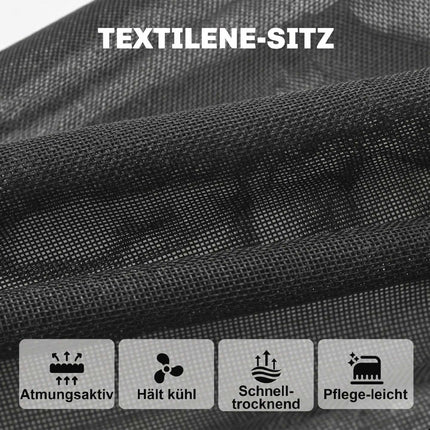 Zahradní jídelní sestava 5 ks se skleněným stolem a skládacími židlemi