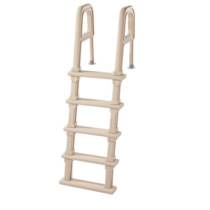 5-Step Pool Ladder, Dual Handrails, 300 lb, 48-54 in