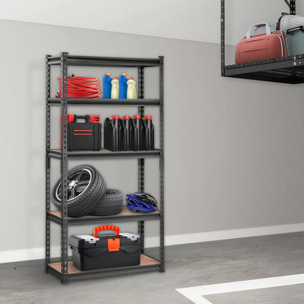 5-Tier Adjustable Metal Shelving Rack, 2000 lb, 30x12x60