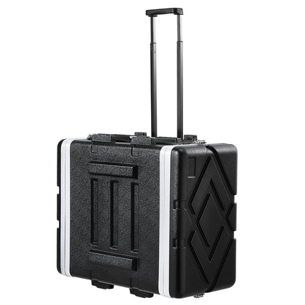 5U Rack Case for 19 in Equipment, 19.25 in Depth, ABS, Casters
