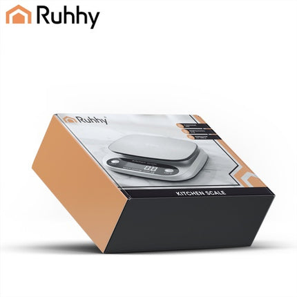 5kg Digitale Küchenwaage, Edelstahl, Tara-Funktion