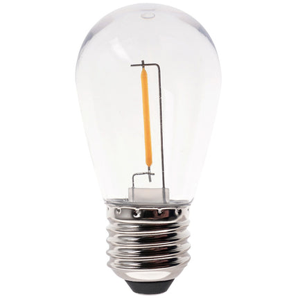 5 ks dekorativní LED žárovka E27 12V teplá bílá 30lm