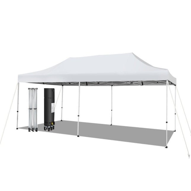 600 x 300 cm Grote Pop-Up Luifeltent Instant Zonwering met Wielen