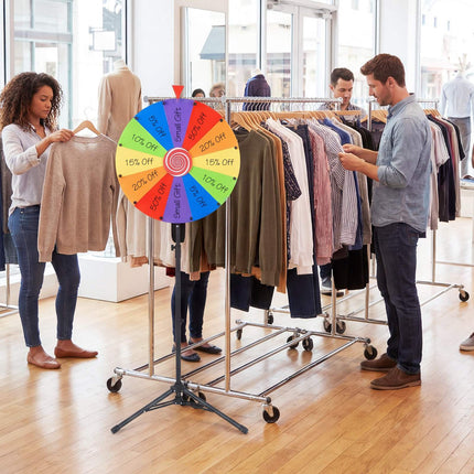 60 cm Adjustable Spinning Wheel with Stand and Accessories