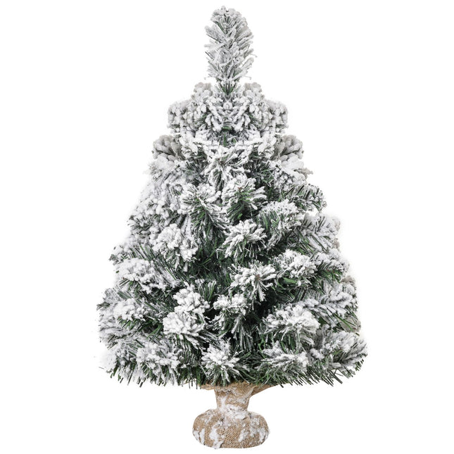 60cm künstlicher Weihnachtsbaum mit Schnee-Effekt, für den Innenbereich