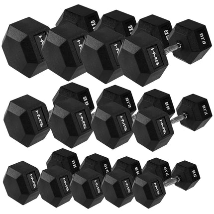 Hexagonální činka 60 kg – odolný ergonomický design