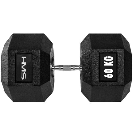 Hexagonální činka 60 kg – odolný ergonomický design