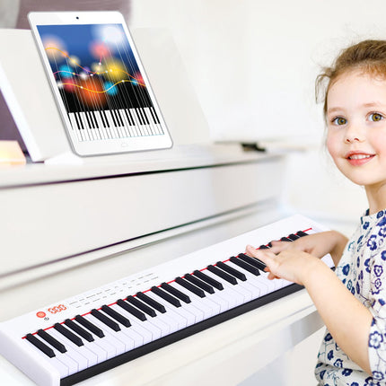 Digitální klávesy s 61 klávesami, pouzdro, vážená klaviatura