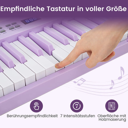 Skládací elektronické klávesy s 61 klávesami, MIDI a funkcí Split