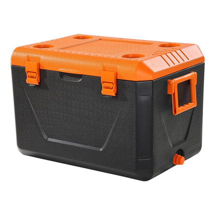 63 Qt Hard Cooler – 48-Hour Ice, Handles, Cup Holders