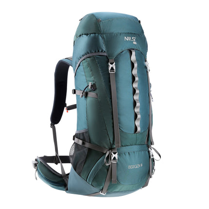 Zelený turistický batoh 65L – lehký a odolný