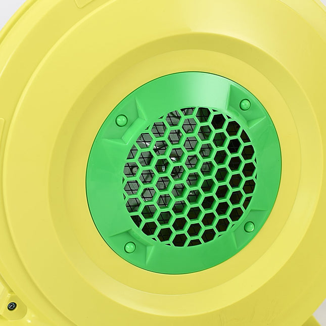 Dmychadlo 680W, turbo radiální ventilátor, odsávací ventilátor, žlutá