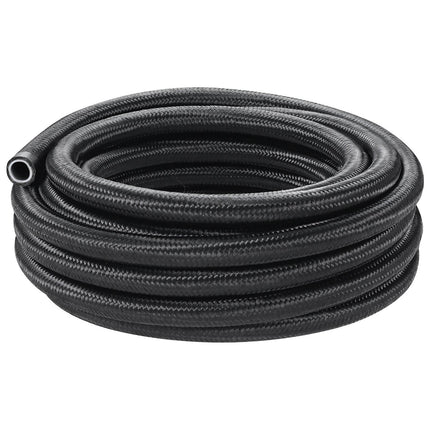 6AN Fuel Line Kit – 25 ft PTFE Braided Hose, 15 Fittings