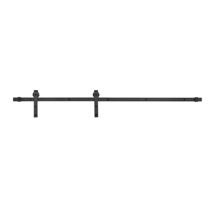 6FT Sliding Barn Door Hardware Kit, 330 lb, Black