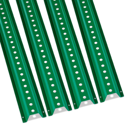 6 Ft U-Channel Sign Posts, 4-Pack Galvanized Steel, Green