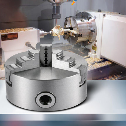 6-Inch 3-Jaw Self-Centering Lathe Chuck, 160mm