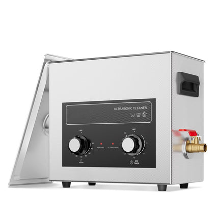 6L Ultrasonic Cleaner 180W with Heater, Timer, Basket