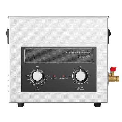 6L Ultrasonic Cleaner 180W with Heater, Timer, Basket