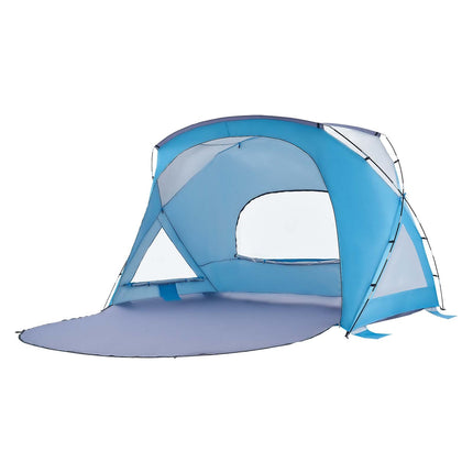 6-Person Beach Tent, UPF 50 Sun Shelter With Carry Bag