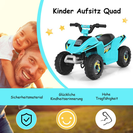 6V children's motorcycle children's quad electric children's quad 73 x 40 x 44.5 cm blue
