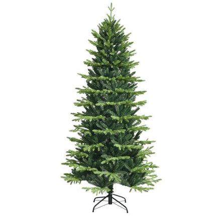 Umělý vánoční stromek 6ft, sklopné větve, kovový stojan