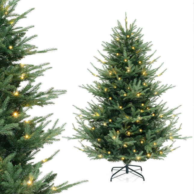180 cm künstlicher Weihnachtsbaum mit 240 LED-Lichtern