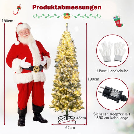 Umělý vánoční stromek 6ft s 260 LED světly
