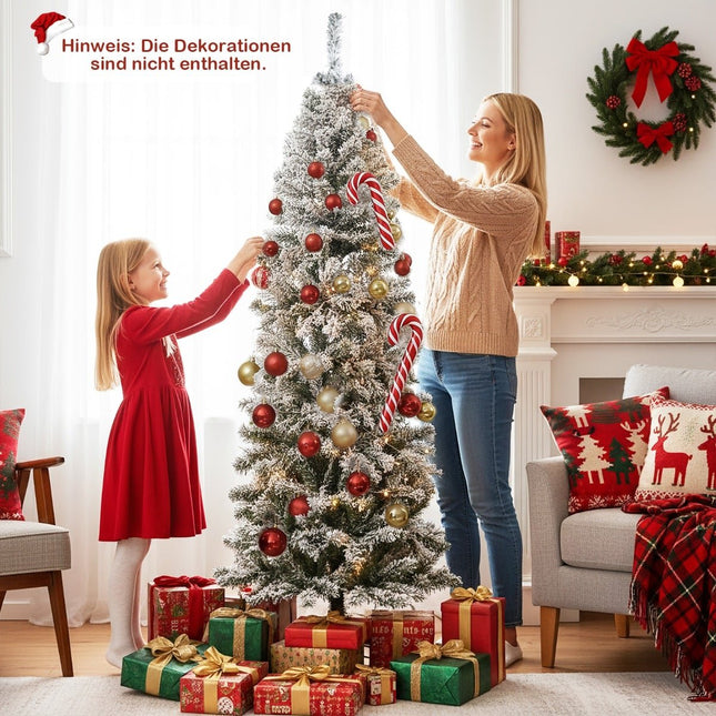 180 cm künstlicher Weihnachtsbaum mit 260 LED-Leuchten