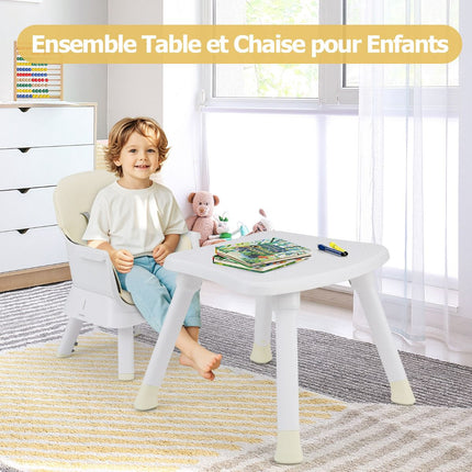 6-in-1 Baby High Chair – Block Tray, 5-Point Harness