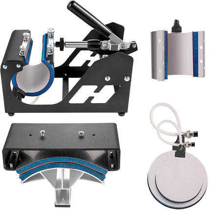 6-in-1 Heat Press Machine, 12x15 In, Shirt Mug Kit