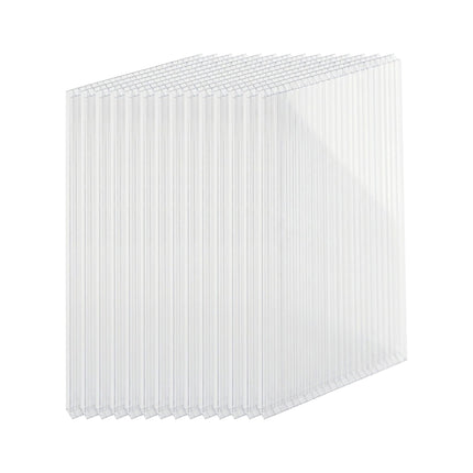 Čiré polykarbonátové dutinkové desky 6mm, sada 14 ks