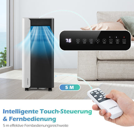 Mobilní klimatizace 7000 BTU, 3 v 1, pro plochu 28㎡