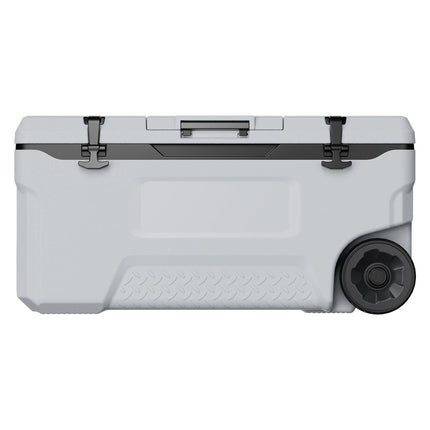 74 Qt Wheeled Cooler With Ice Retention, Cup Holder