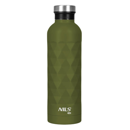 Nerezová lahev na vodu 750ml, nepropustná – zelená