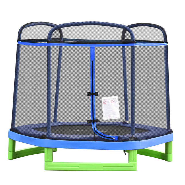 Dětská trampolína 7ft s ochrannou sítí – dovnitř i ven