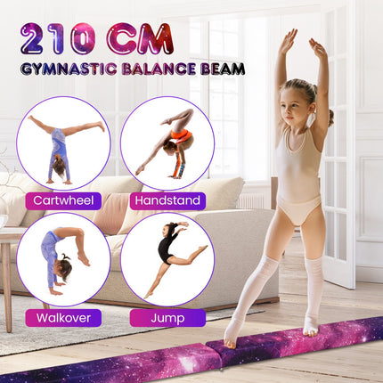 Skládací gymnastická kladina 7 Ft s madly