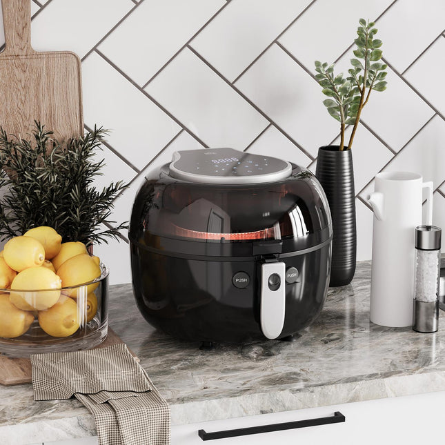 Horkovzdušná fritéza 7L, bez oleje, 1500W, nepřilnavý koš