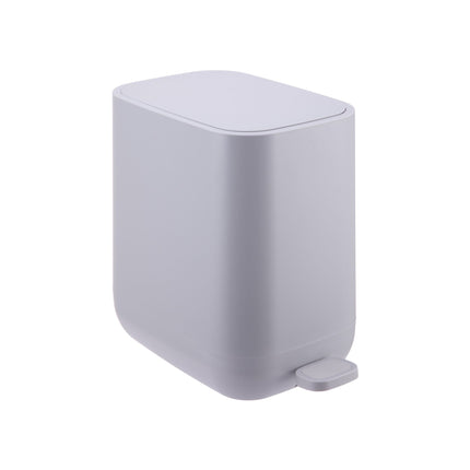 7L Square Plastic Pedal Bin – Soft-Close Lid