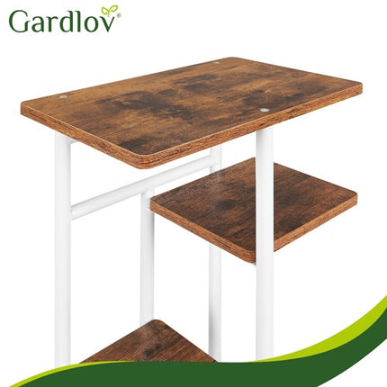 7patrový kovový stojan na květiny, loftový styl, 120cm