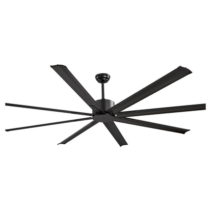 84-Inch Ceiling Fan No Light, 8-Blade Aluminum, Remote
