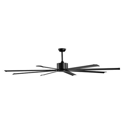 84-Inch Ceiling Fan No Light, 8-Blade Aluminum, Remote