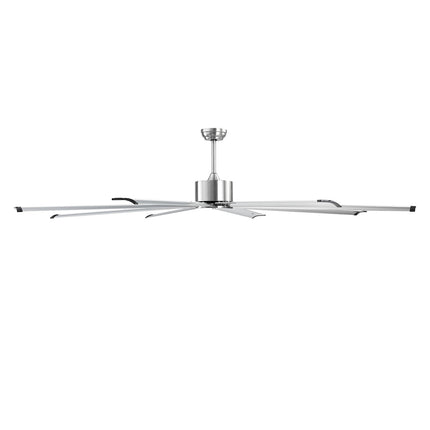84-Inch Ceiling Fan No Light, 8-Blade, Remote, Reversible DC