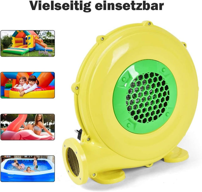 Dmychadlo 850W úsporná vzduchová pumpa pro nafukovací hračky skákací hrad 42 x 24 x 42 cm