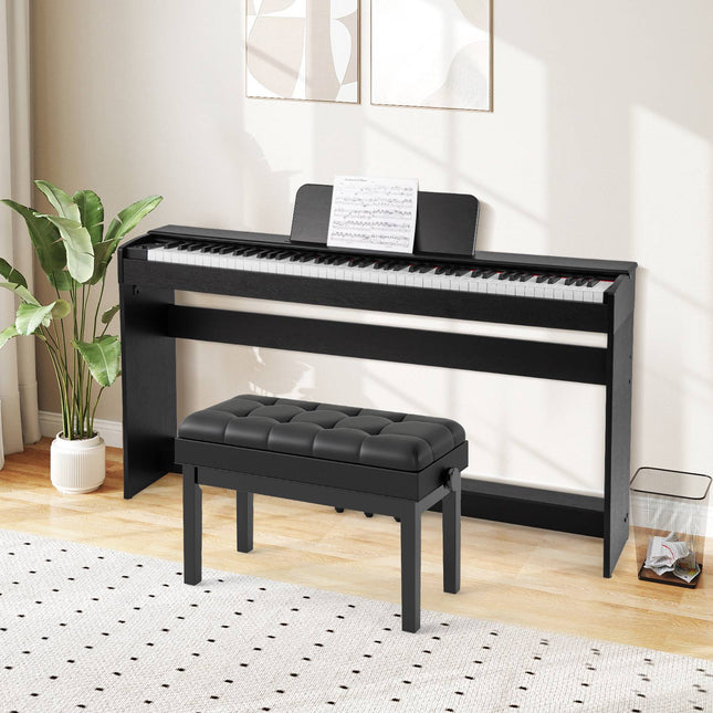 Digitální piano s 88 klávesami, kladívková vážená mechanika, stojan se 3 pedály